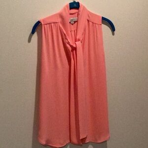 Loft woman’s coral Sleeveless Blouse